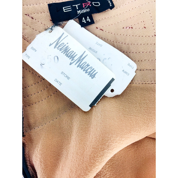 NWT Etro Milano Italy Womens Vintage 100% Silk Camisole Top Size 10 USA Italy 44 - Picture 9 of 15